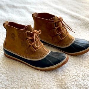 Sorel Waterproof Full-Grain Leather The Out N About Duck Boot